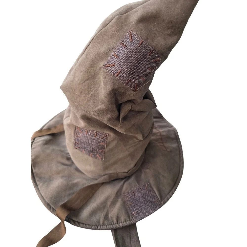 Harry Potter Wizarding World Animatronic Sorting‎ Hat Brown Patched Toy 13041 E2